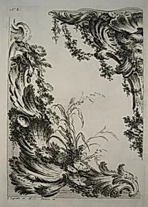 Ornament Design by Alexis Peyrotte, French, 1699–1769