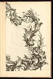 Ornament Design by Alexis Peyrotte, French, 1699–1769