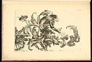 Ornament Design by Alexis Peyrotte, French, 1699–1769
