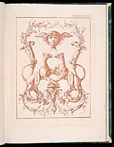 Ornament Design by Jean-Baptiste Huet, French, 1745 – 1811