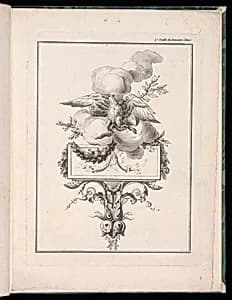 Ornament Design by Jean-Baptiste Huet, French, 1745 – 1811