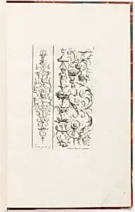 Ornament Designs by Jean Bérain, the elder, French, 1640 – 1711