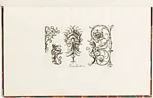 Ornament Designs by Jean Bérain, the elder, French, 1640 – 1711