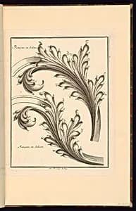 Ornament Designs by Jacques Valentin Fontaine, French, active 1740 – 1760