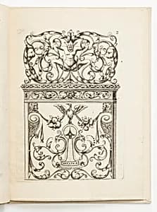 Ornament Escutcheon Design by Hugues Brisville, French, active ca. 1663
