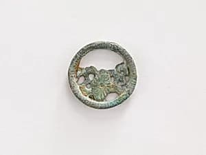 Ornament: lotus leaf by Unknown