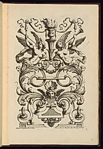 Ornament Panel Design by Alexis Loir, French, 1640 - 1713