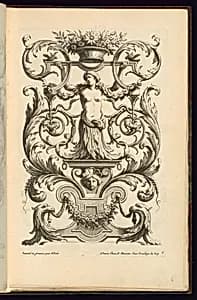 Ornament Panel Design by Alexis Loir, French, 1640 - 1713