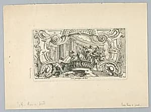 Ornament with Figures by Juste-Aurèle Meissonnier, French, b. Italy, 1695–1750