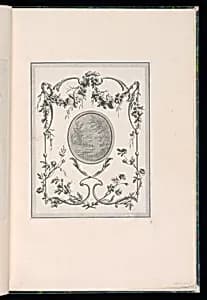 Ornamental Medallion Design by Pierre Ranson, French, 1736–1786