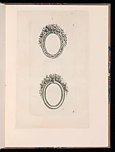 Ornamental Medallion Designs by Théodore Bertren, active in France, 18th century