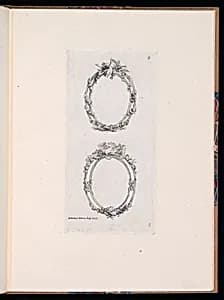 Ornamental Medallion Designs by P. J. Bertren, active 18th century