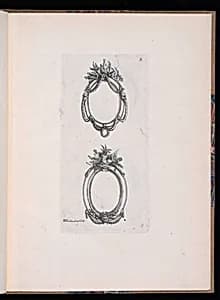 Ornamental Medallion Designs by P. J. Bertren, active 18th century