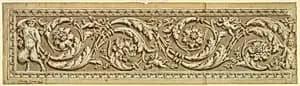 Ornamental Panel by Flaminio Innocenzi Minozzi, Italian, 1735 – 1817