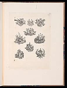 Ornamental Trophy Designs by Théodore Bertren, active in France, 18th century