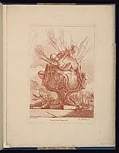 Ornamental Vase Design by François Boucher, French, 1703–1770