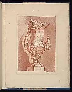 Ornamental Vase Design by François Boucher, French, 1703–1770