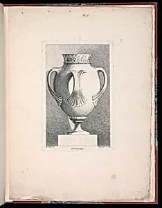Ornamental Vase Design by Edme Bouchardon, French, 1698–1762