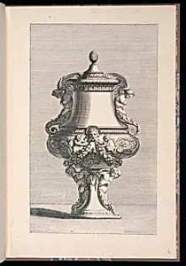 Ornamental Vase Design by Georges Charmeton, French, 1623–1674