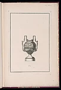 Ornamental Vase Design by St. G..., active 18th century