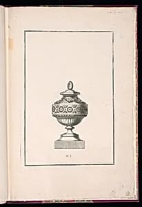 Ornamental Vase Design by St. G..., active 18th century