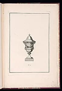 Ornamental Vase Design by St. G..., active 18th century