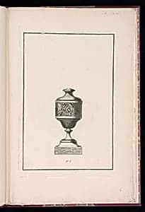 Ornamental Vase Design by St. G..., active 18th century