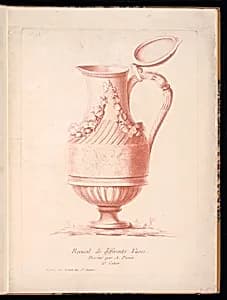 Ornamental Vase Design by A. Panier, French, active 18th century