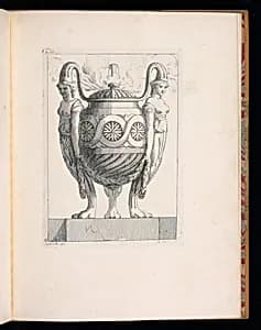 Ornamental Vase Design by Joseph Marie Vien, French, 1716–1809