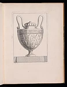 Ornamental Vase Design by Joseph Marie Vien, French, 1716–1809