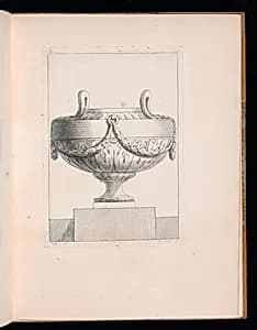 Ornamental Vase Design by Joseph Marie Vien, French, 1716–1809