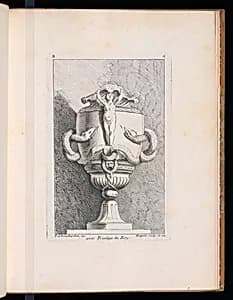 Ornamental Vase Design by Edme Bouchardon, French, 1698–1762