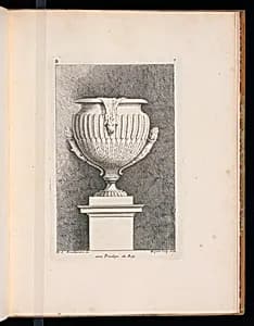 Ornamental Vase Design by Edme Bouchardon, French, 1698–1762