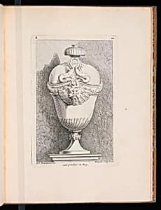 Ornamental Vase Design by Edme Bouchardon, French, 1698–1762