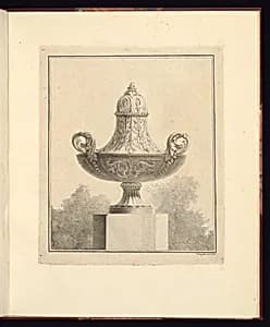 Ornamental Vase Design by Jean Claude Thomas Duplessis, French, 1730-1783
