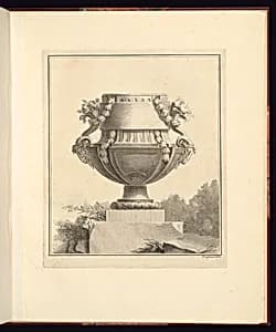 Ornamental Vase Design by Jean Claude Thomas Duplessis, French, 1730-1783