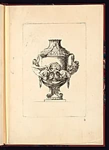 Ornamental Vase Design by Charles Leviez, French, 1708–1778