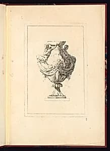 Ornamental Vase Design by Charles Leviez, French, 1708–1778