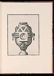 Ornamental Vase Design by Jacques-Philippe de Beauvais, French, 1739 – 1781