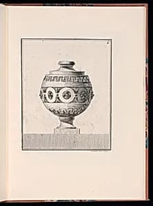 Ornamental Vase Design by Jacques-Philippe de Beauvais, French, 1739 – 1781