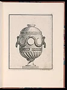 Ornamental Vase Design by Jacques-Philippe de Beauvais, French, 1739 – 1781