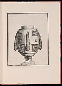 Ornamental Vase Design by Jacques-Philippe de Beauvais, French, 1739 – 1781