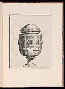 Ornamental Vase Design by Jacques-Philippe de Beauvais, French, 1739 – 1781