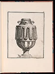 Ornamental Vase Design by Jacques-Philippe de Beauvais, French, 1739 – 1781