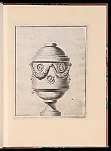 Ornamental Vase Design by Jacques-Philippe de Beauvais, French, 1739 – 1781