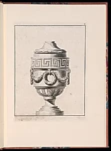 Ornamental Vase Design by Jacques-Philippe de Beauvais, French, 1739 – 1781