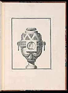 Ornamental Vase Design by Jacques-Philippe de Beauvais, French, 1739 – 1781