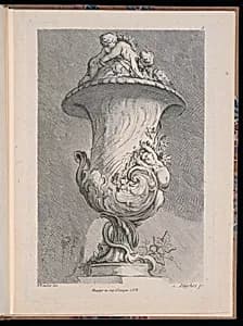 Ornamental Vase Design by François Boucher, French, 1703–1770