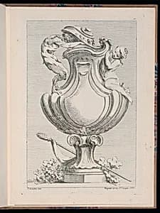 Ornamental Vase Design by François Boucher, French, 1703–1770