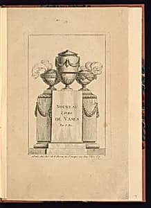Ornamental Vase Design by Juste-François Boucher, French, 1736 – 1782